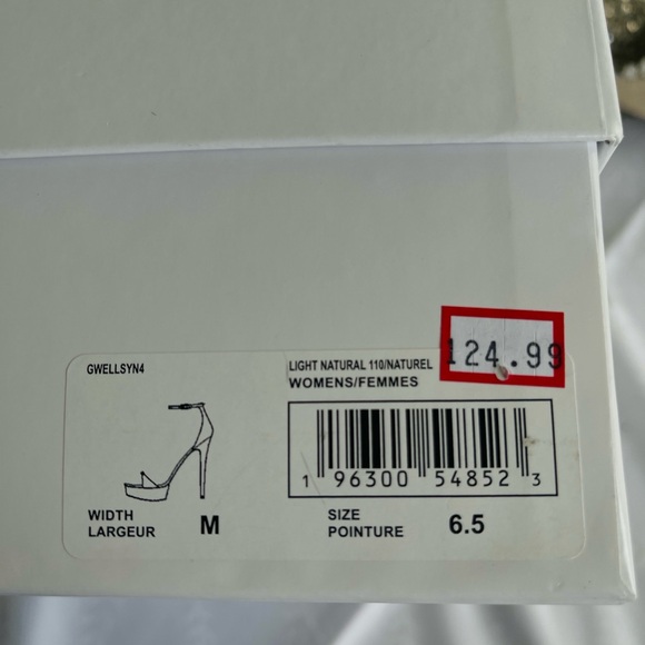 Guess 4in high heels suede beige used once very good condition - Picture 2 of 6